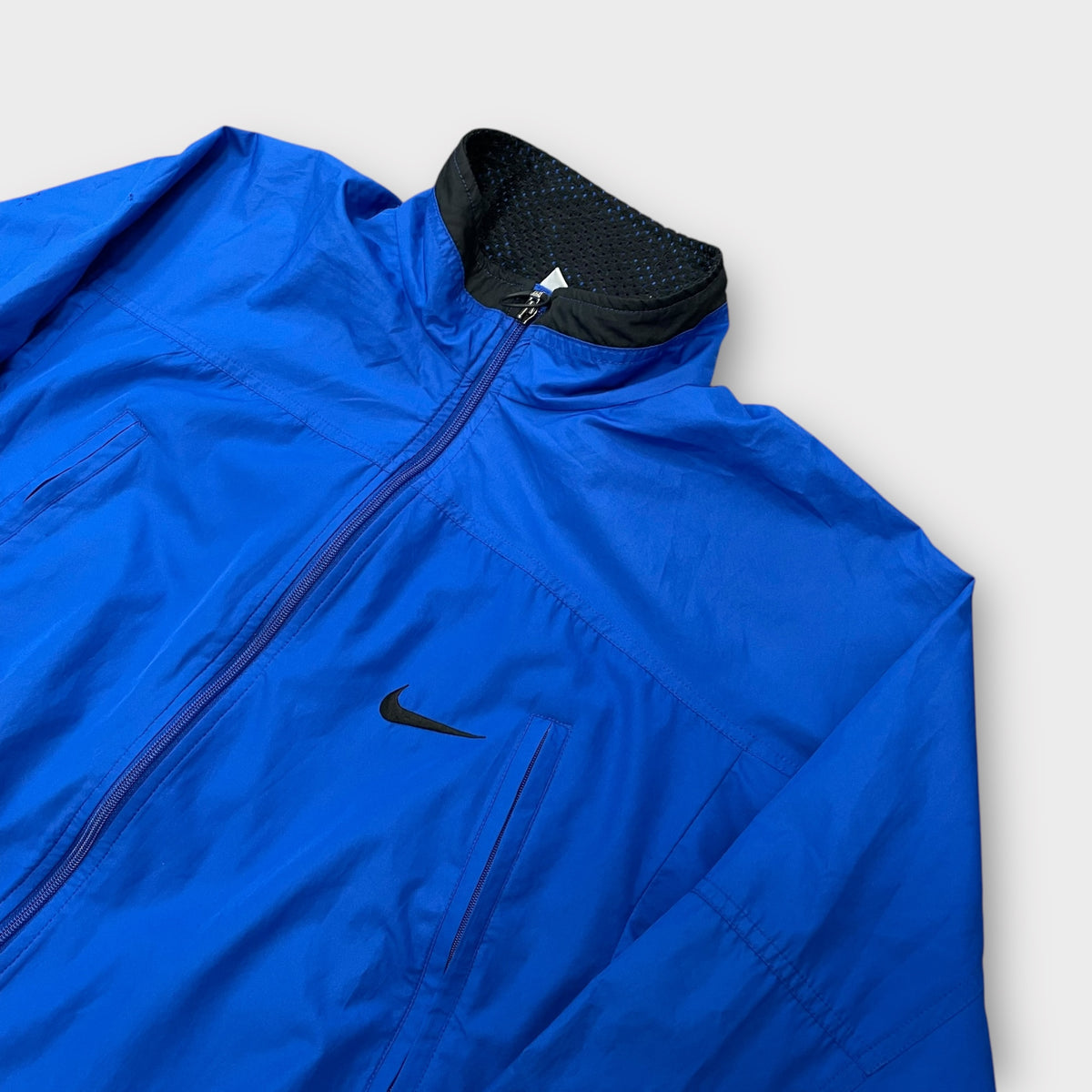 Veste Nike vintage 90's bleu (usure sur un  bras) - S