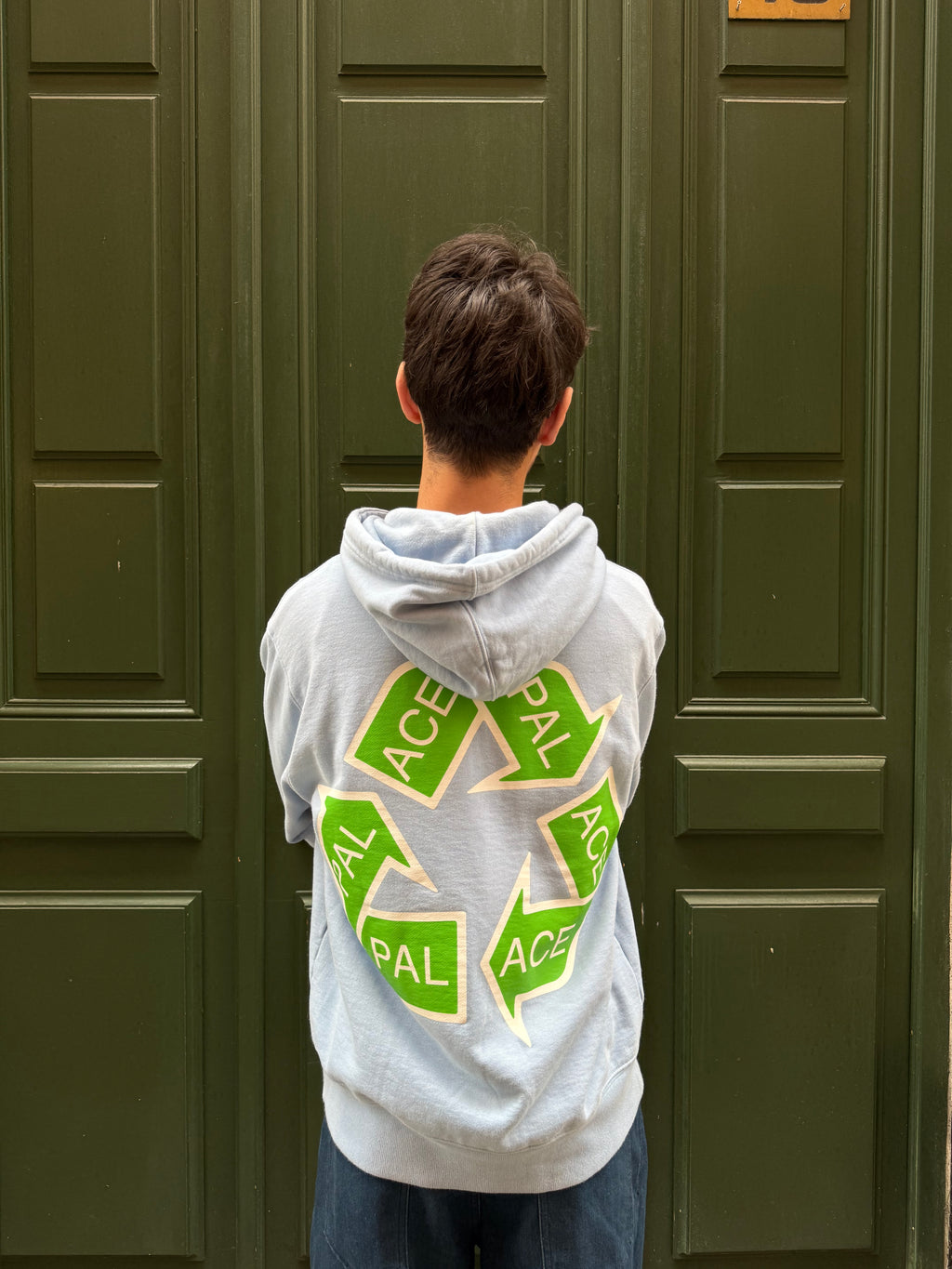 Hoodie Palace "P-cycle hood" bleu - M 
valeur 300€
