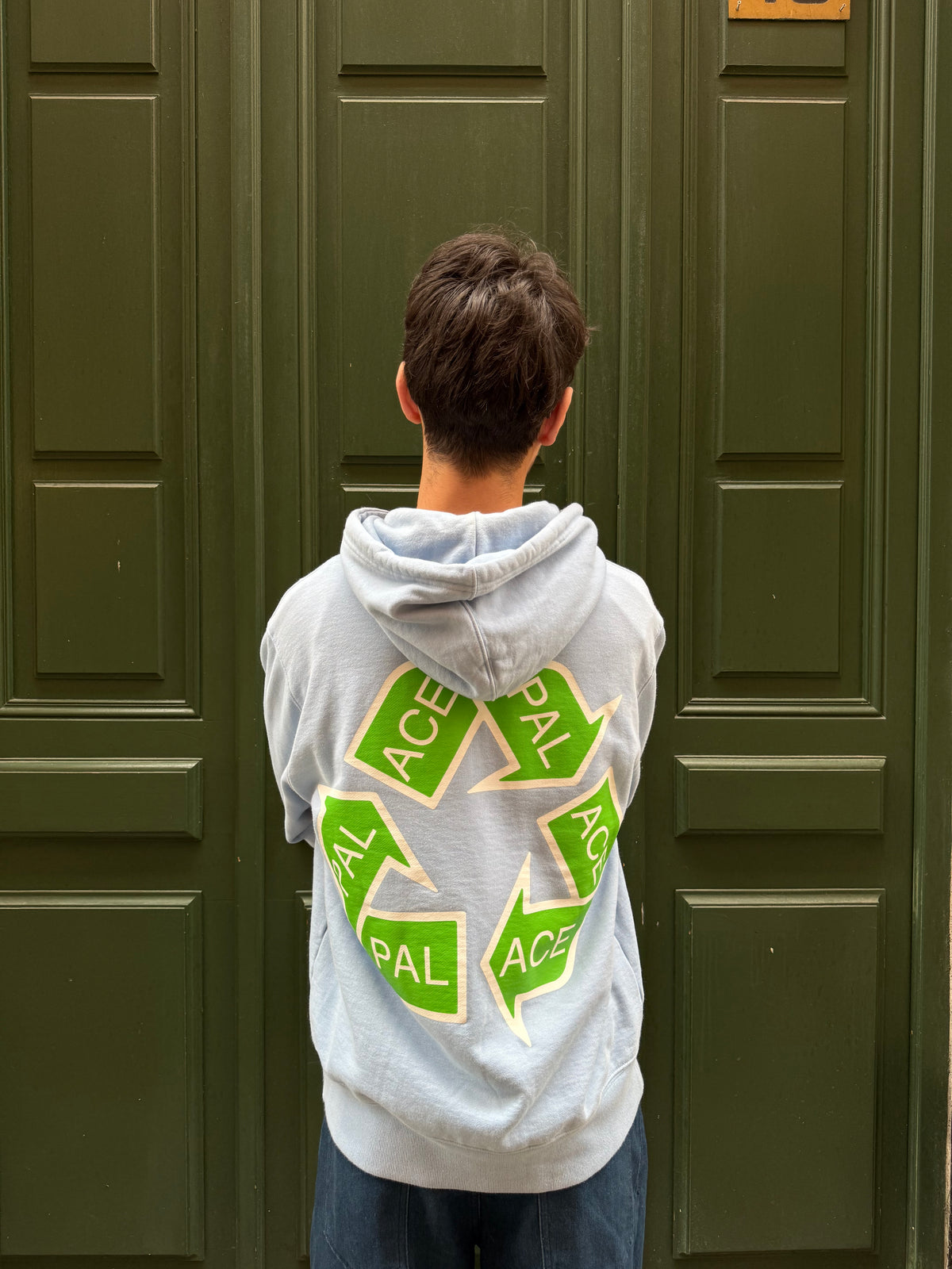 Hoodie Palace "P-cycle hood" bleu - M 
valeur 300€