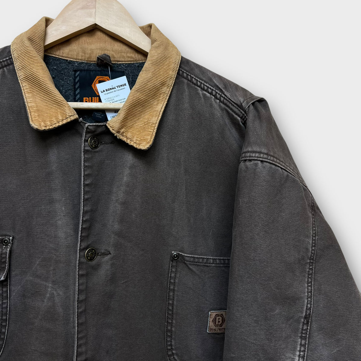 Work jacket marron vintage type michigan - XL