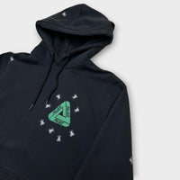 Hoodie Palace Noir / Vert - L