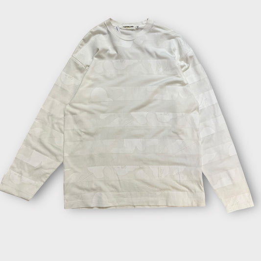 T-shirt A Manche Longue Bape Blanc - XL