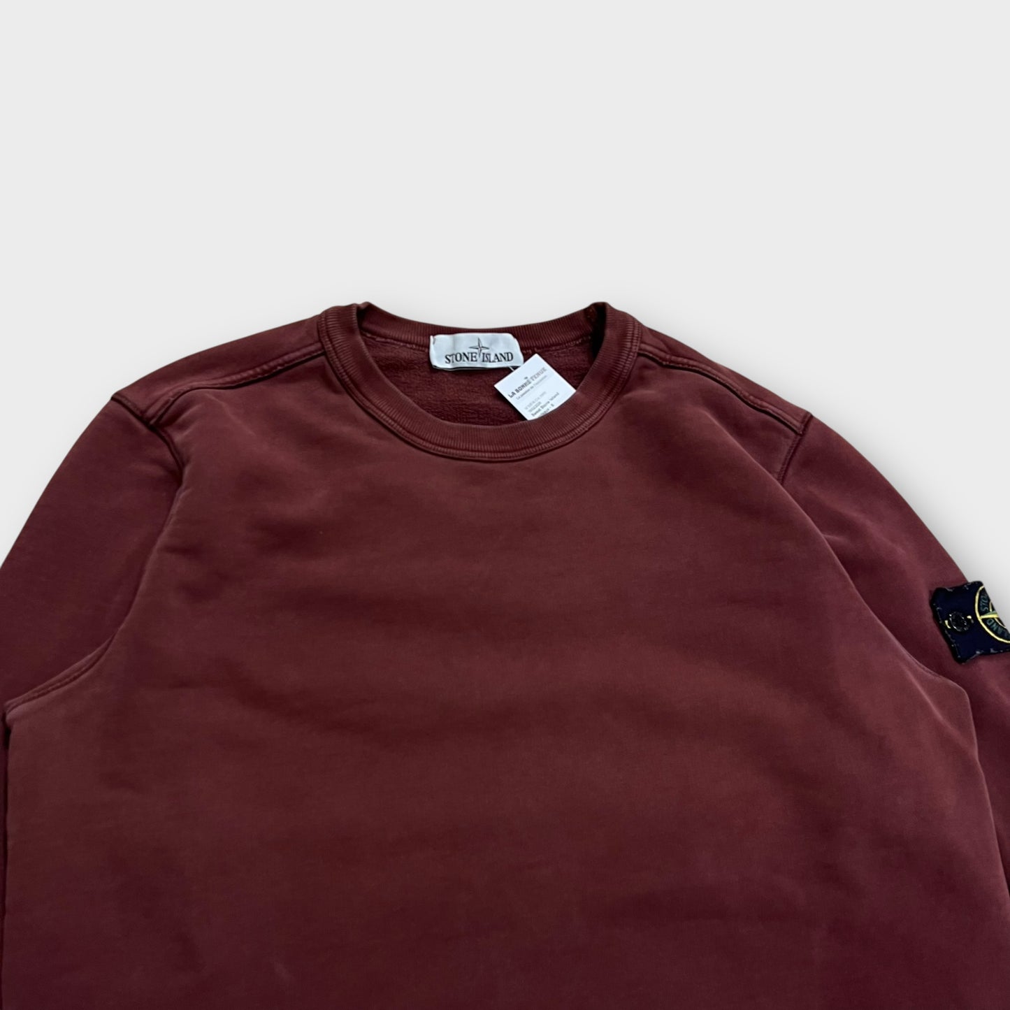 Sweat Stone Island Bordeaux - S