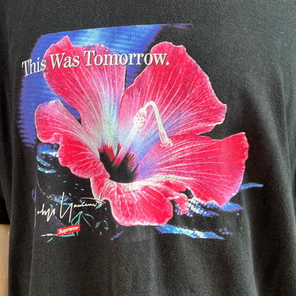 T-shirt Supreme Yohji Yamamoto C'était demain tee noir - XL