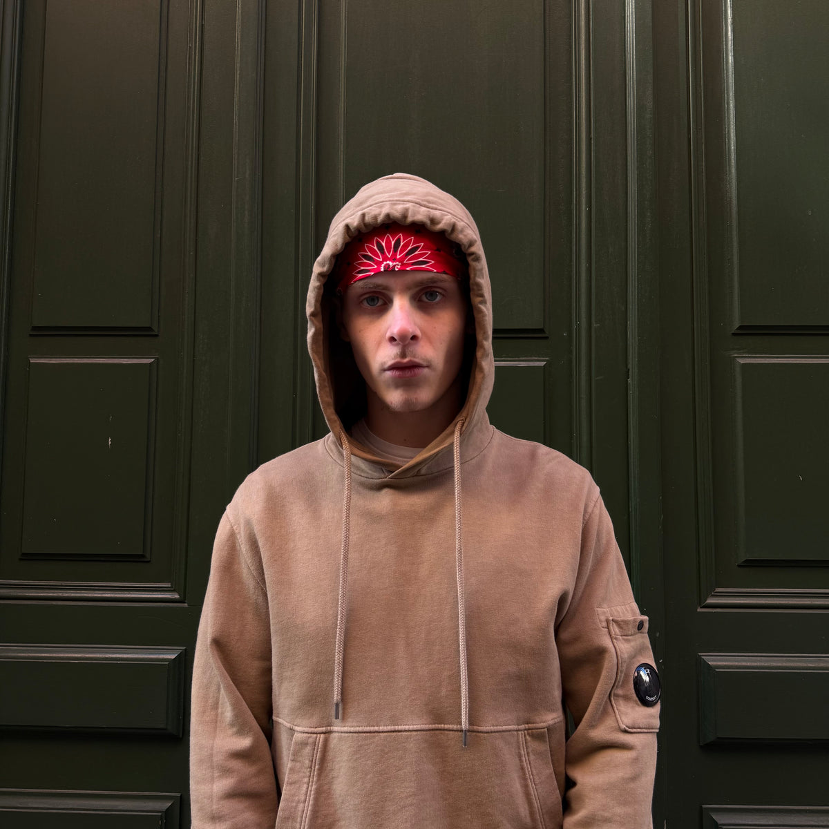 Hoodie CP Company kaki - S