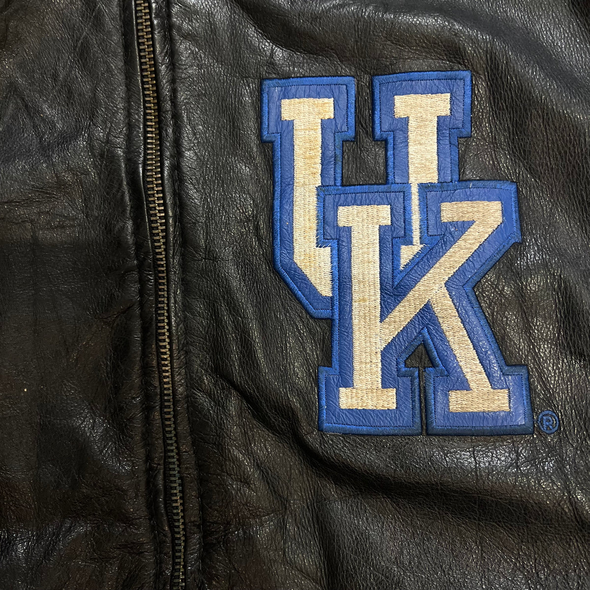 Veste Vintage Des Kentucky Wildcats En Cuir - XL