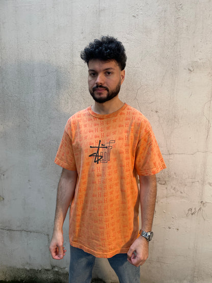 T-shirt Stussy Vintage orange 00's - L