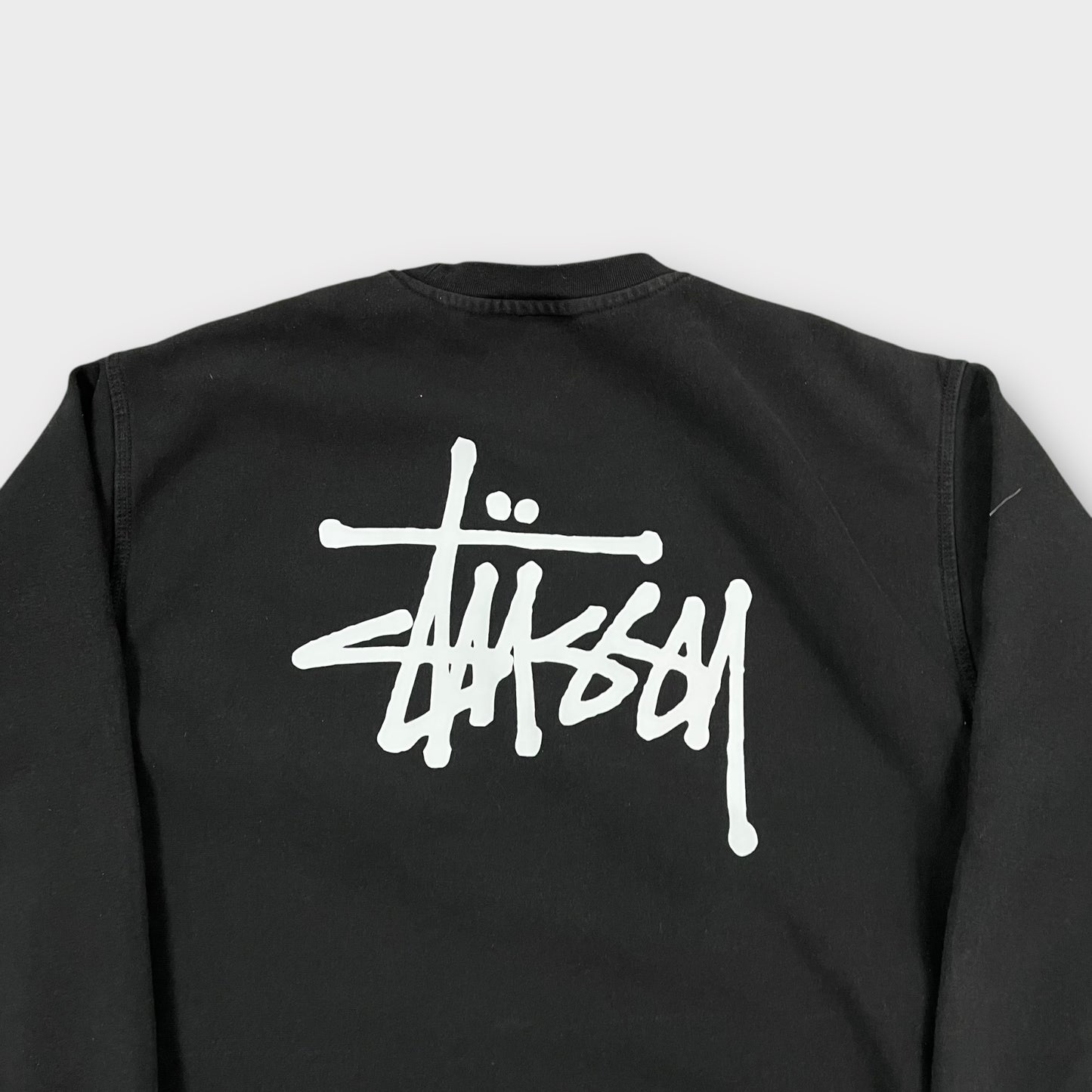 Classic sweat Stussy noir - L