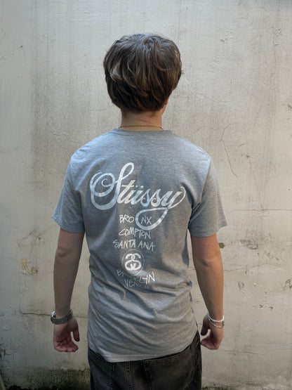 T-shirt Stussy Destination gris - M