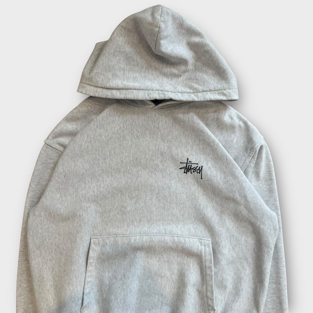 Hoodie Stussy Basic Gris - L