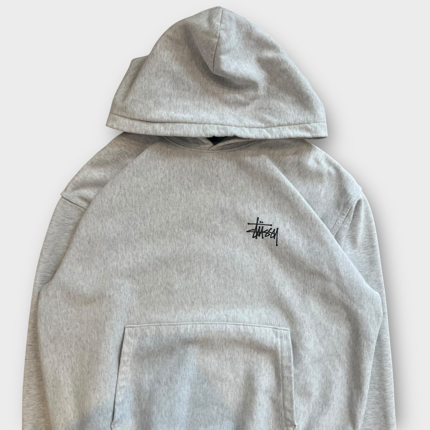 Hoodie Stussy Basic Gris - L