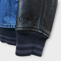 Nike NSW Selvedge Denim Leather Jacket - S