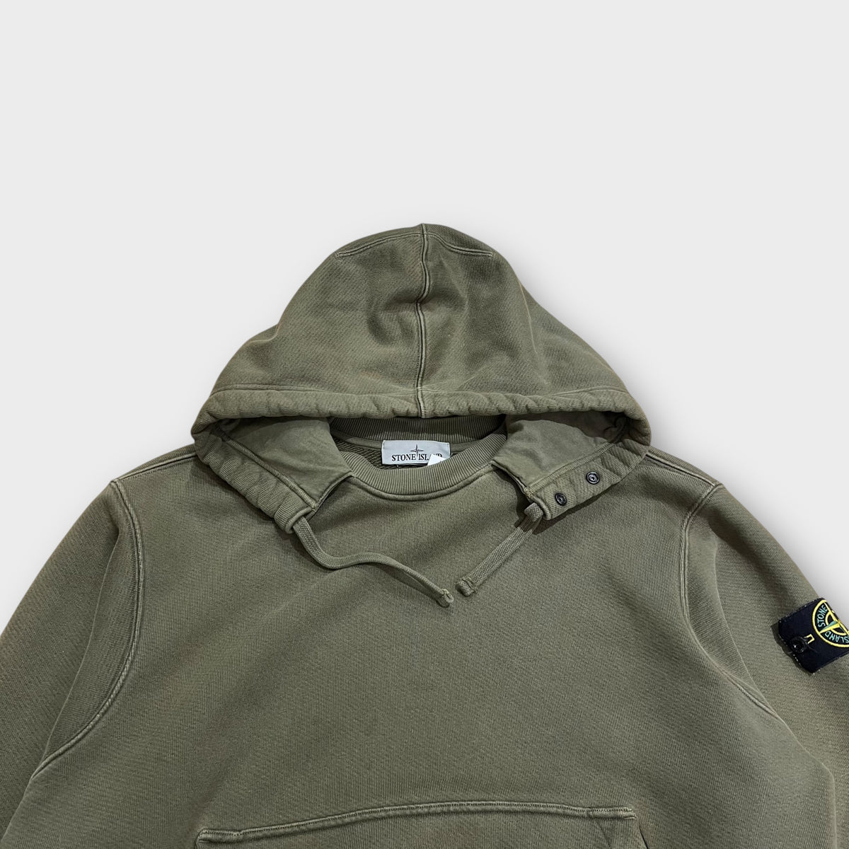 Sweat Stone Island Kaki Gros Grammage - S