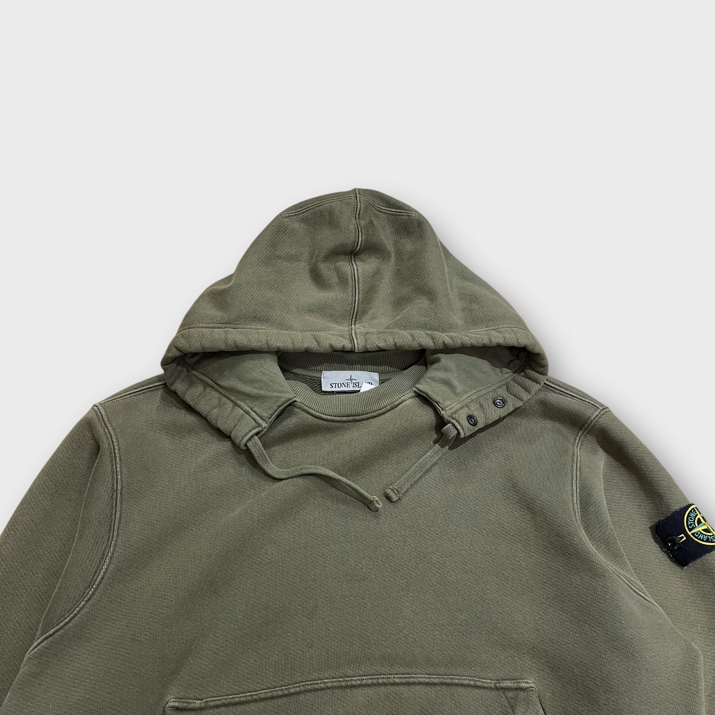 Sweat Stone Island Kaki Gros Grammage - S