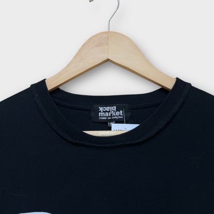 T-shirt noir Comme Des Garcons x Black Market "Chic Punk" - S