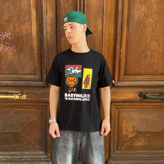 T-shirt Baby milo noir - L