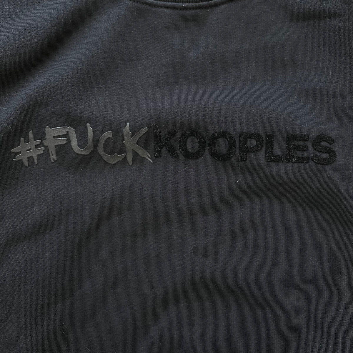 Sweat The Kooples "Fuck Kooples" Noir - L