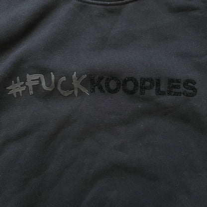 Sweat The Kooples "Fuck Kooples" Noir - L
