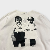 Sweat Stussy Blanc "Love Rock" - L