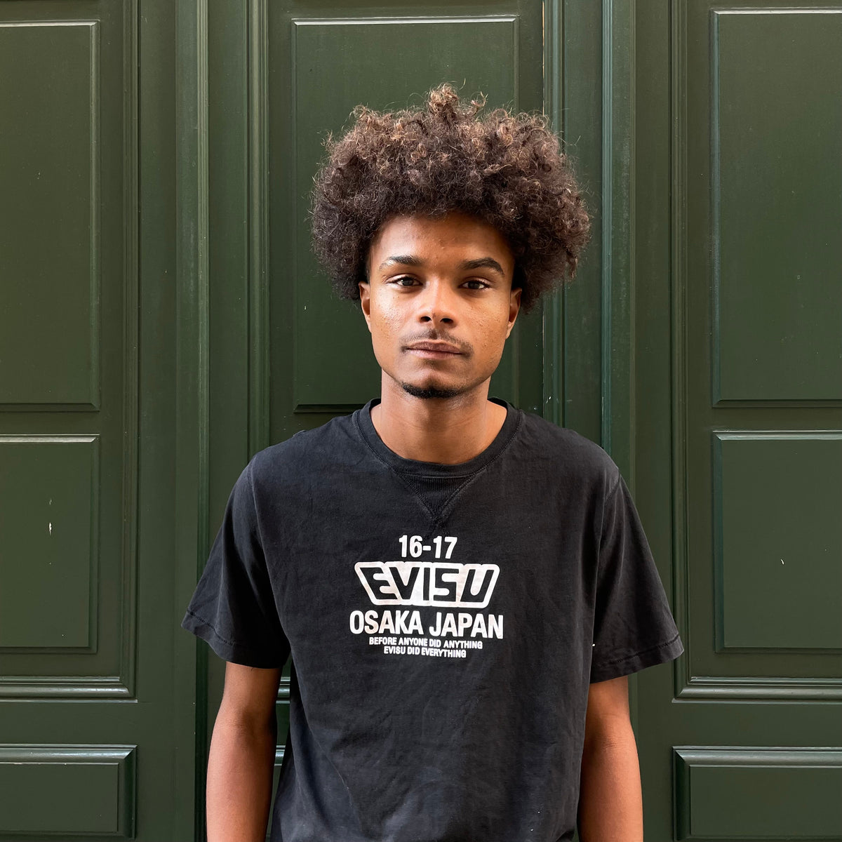 T-shirt noir Evisu Osaka Japan - XXL