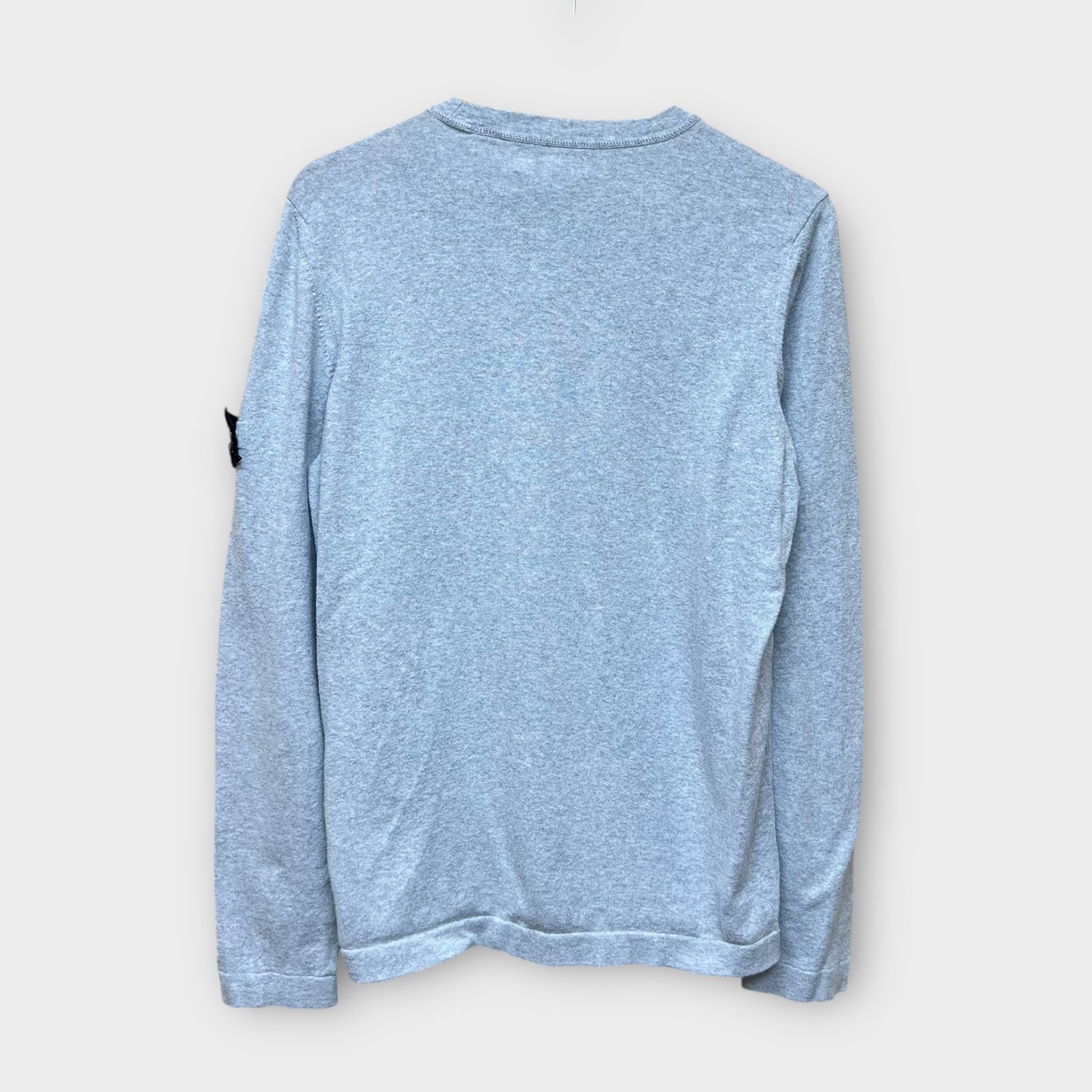 Pull fin Stone Island gris - L