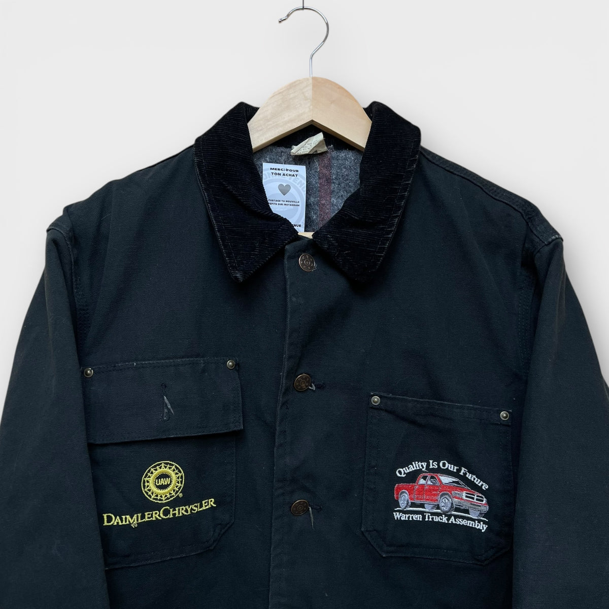 Work Jacket vintage Made In Usa type Michigan noir - S