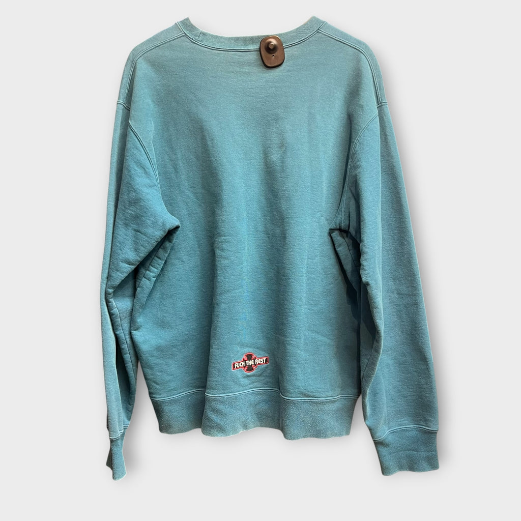 Sweat Supreme Independant "Fuck the Rest" bleu - XL