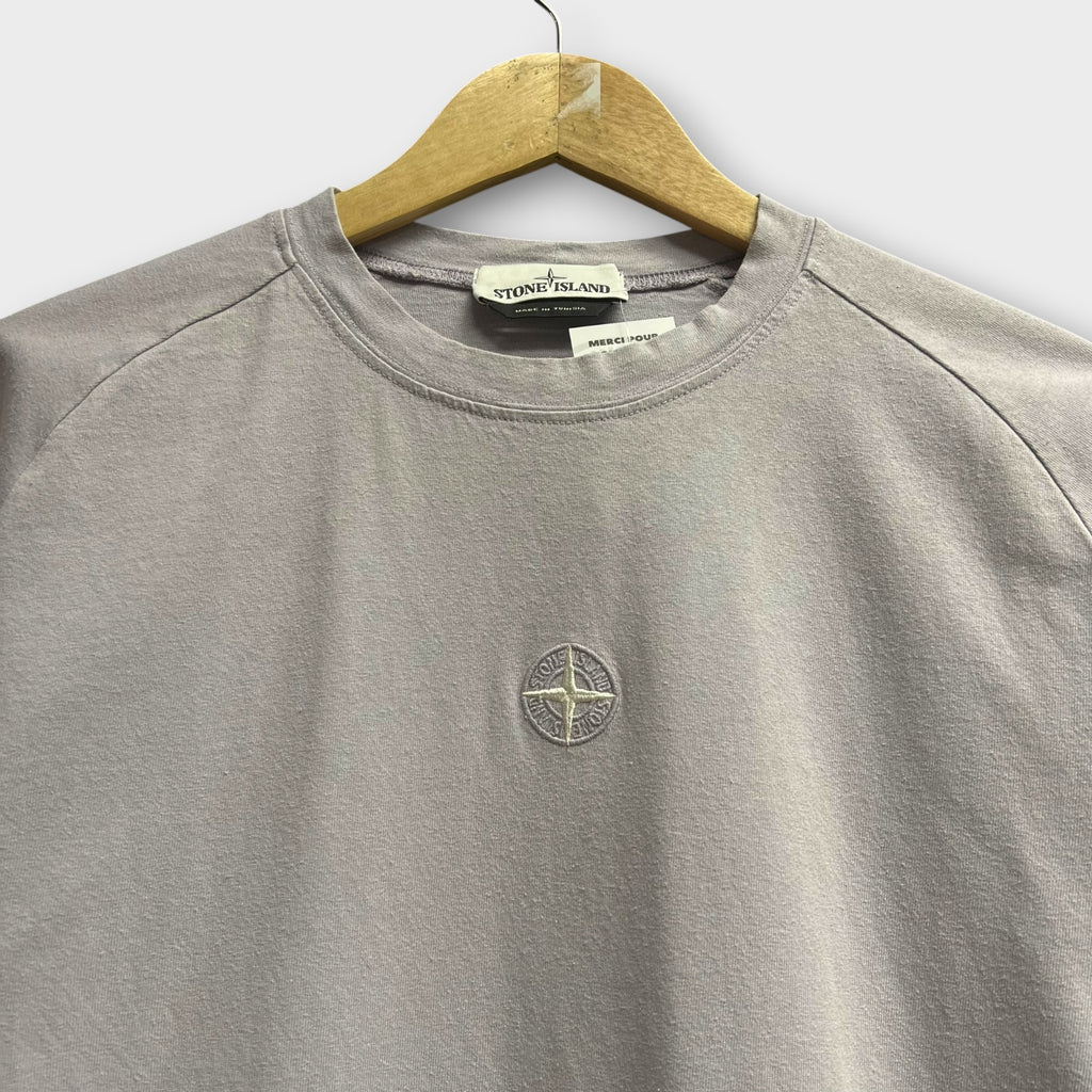 T-shirt Stone Island violet - S