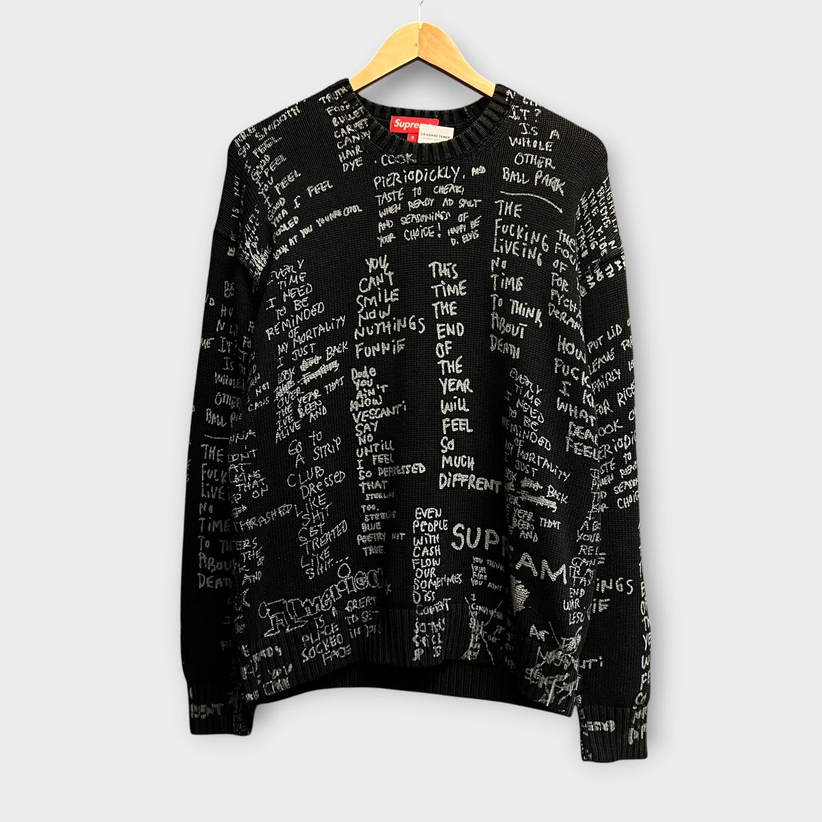 Pull Supreme Noir - S