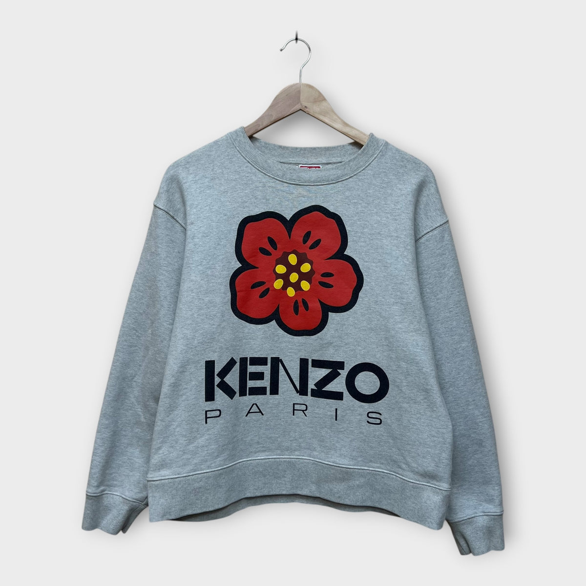 Sweat boxy Kenzo gris - M