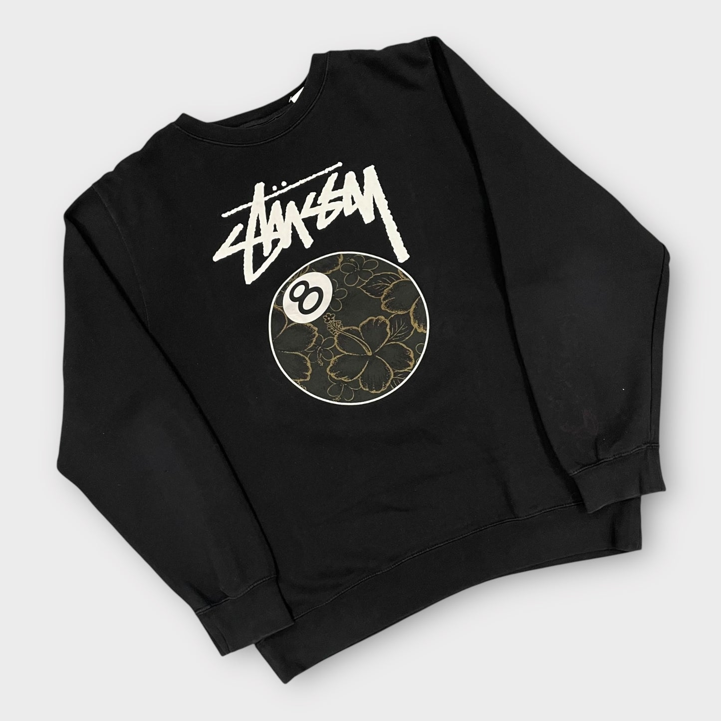 Sweat Stussy 8ball flower - L