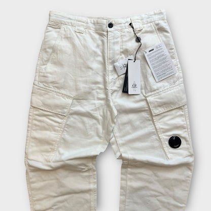 Pantalon En Lin CP Company Blanc (neuf) - FR44