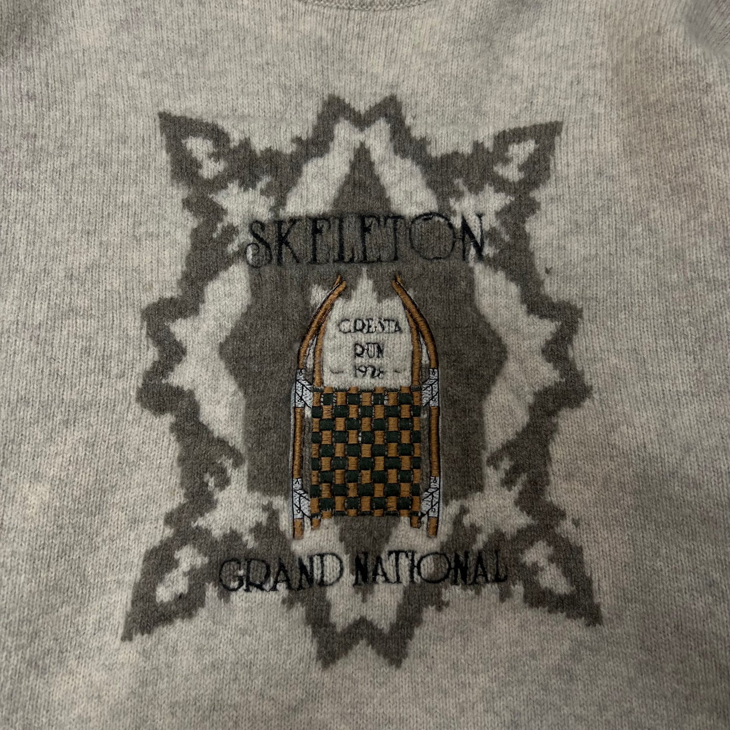 Pull Hugo Boss vintage Pule laine vierge Made in Allemagne - XL