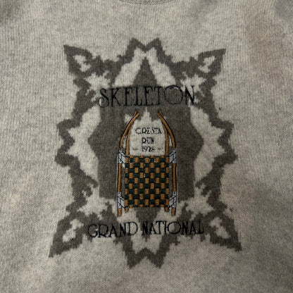 Pull Hugo Boss vintage Pule laine vierge Made in Allemagne - XL