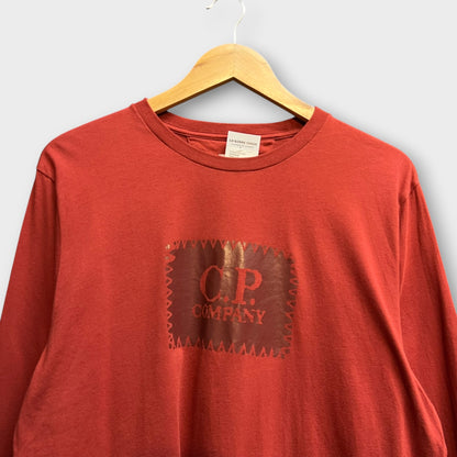 T-Shirt Manche Longue Rouge Cp Company - L