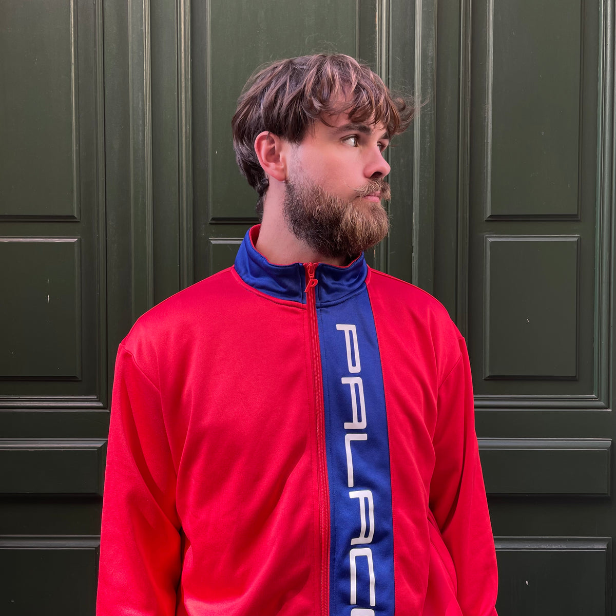 Veste Palace rouge/bleu - L