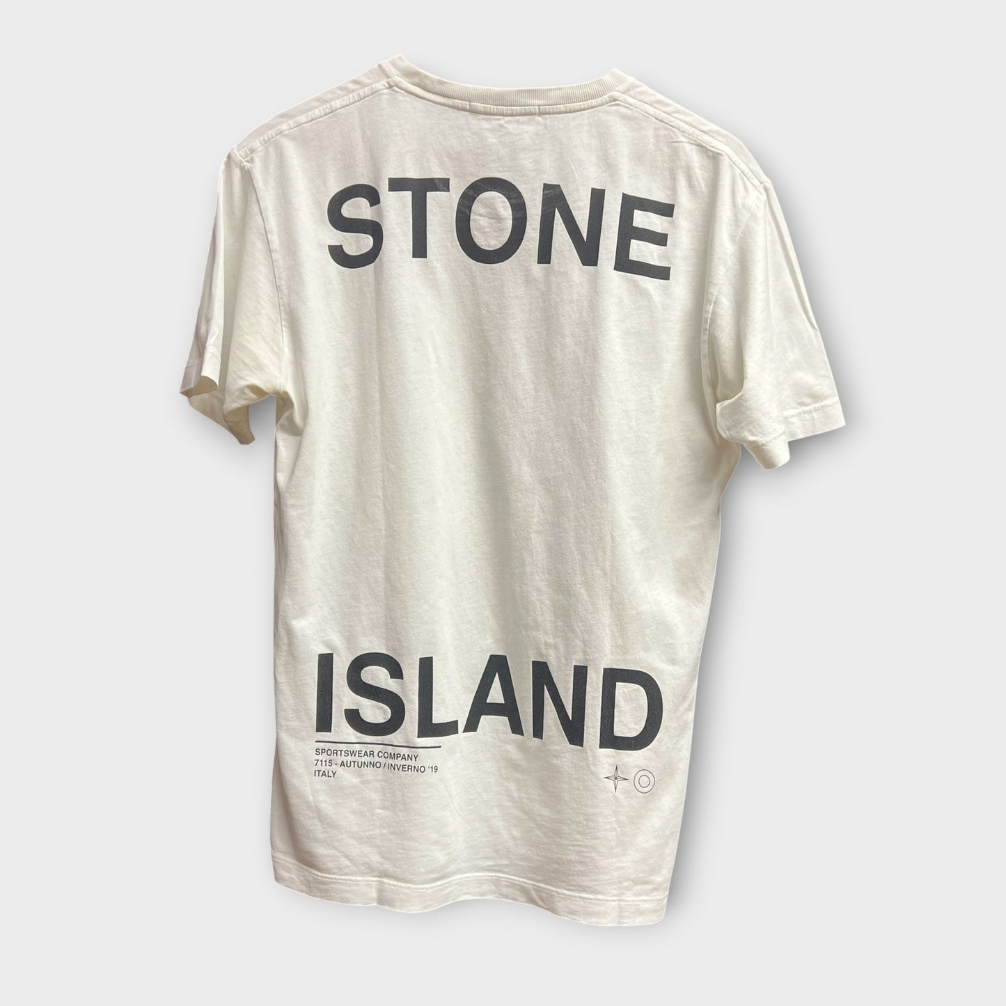 T-shirt Stone Island Blanc - M