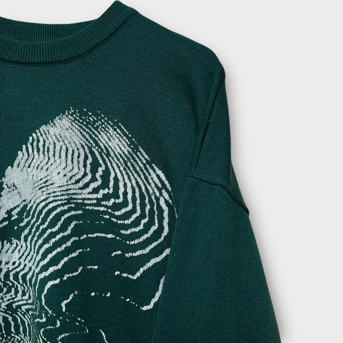 Pull marque indé vert - M