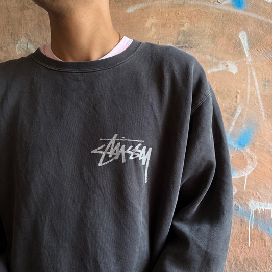 sweat stussy Gris - XXL