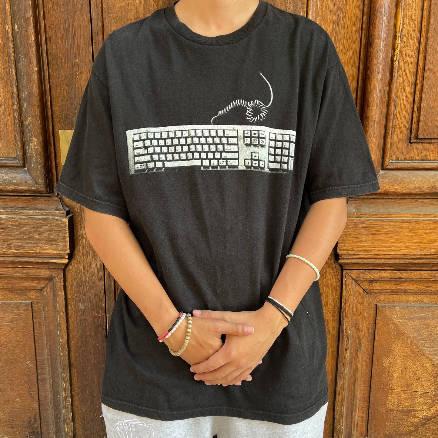 T-shirt Supreme Keyboard noir - L