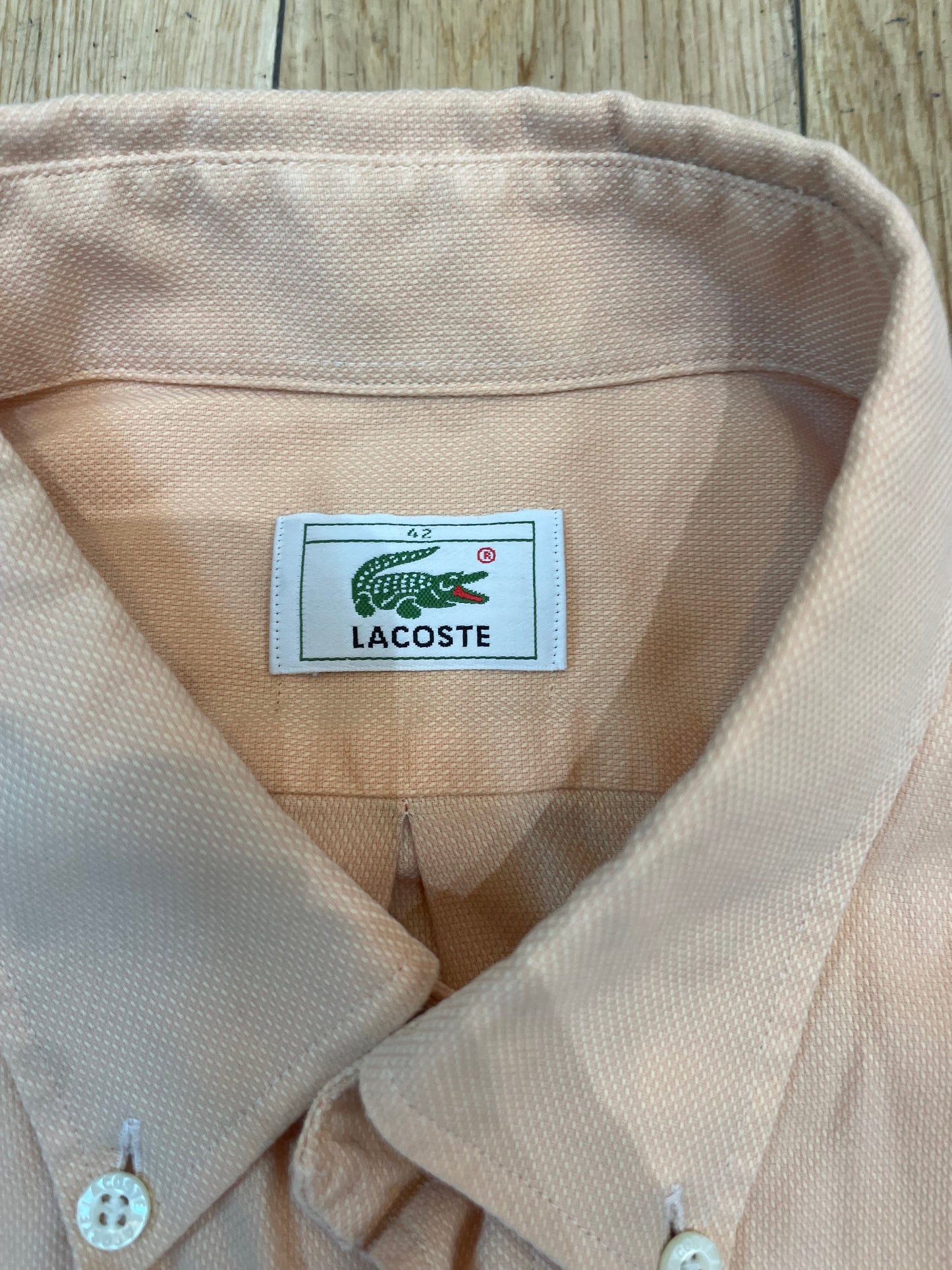 Chemise Lacoste rose