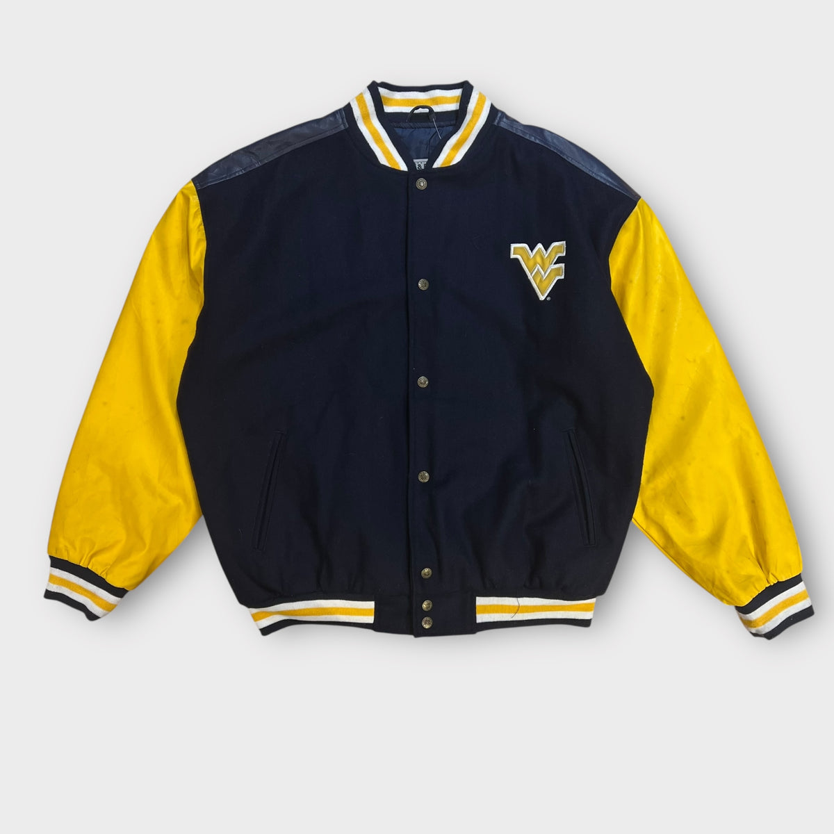 Veste Vintage Varsity Université De West Virginia - L