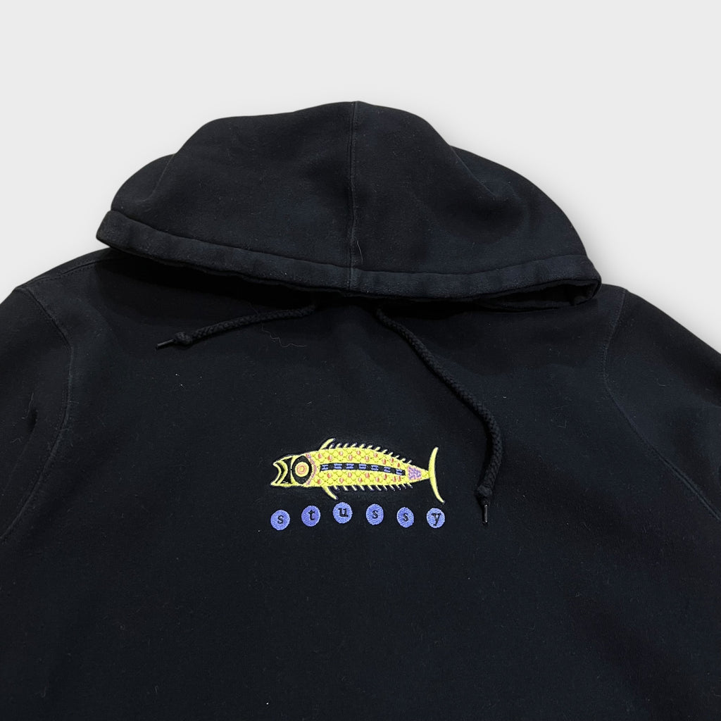 Hoodie Stussy Brodé Noir - S