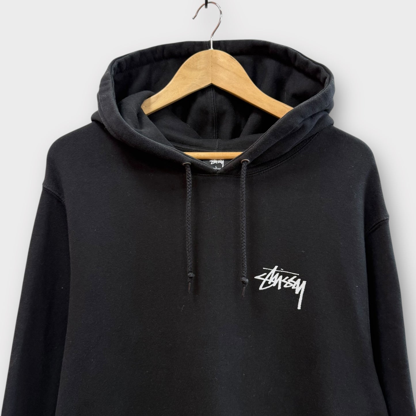 Hoodie Stussy noir "international Tribe world" - L