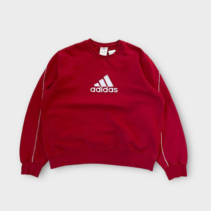 Sweat Adidas vintage 00's rouge - XL