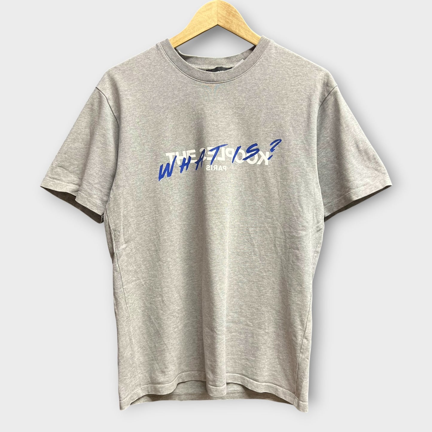 T-shirt The Kooples What Is gris - M