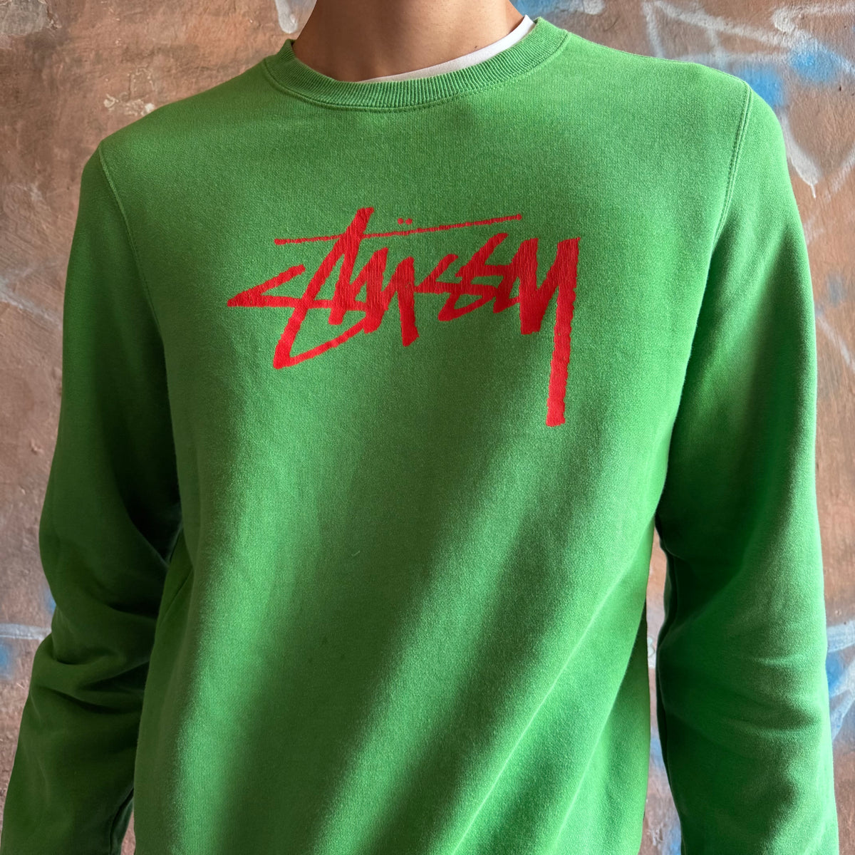 sweat stussy Vert (quelques taches) - M