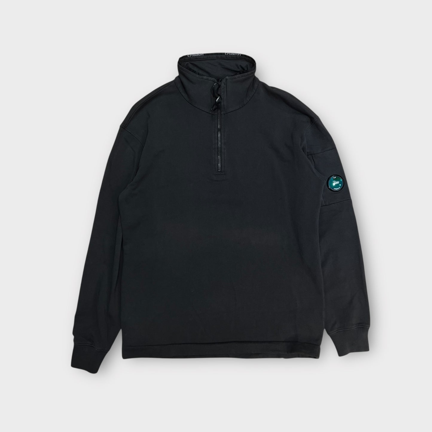1/4 Zip Cp Company X Patta Noir - M