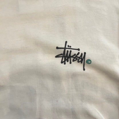 T-Shirt Manche Longue Stussy Blanc - M
