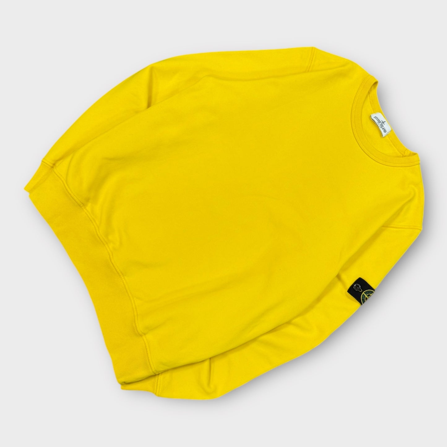 Sweat Stone Island jaune - S/M